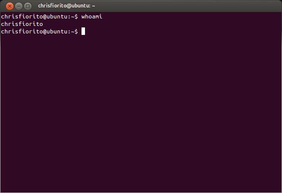 Command: whoami